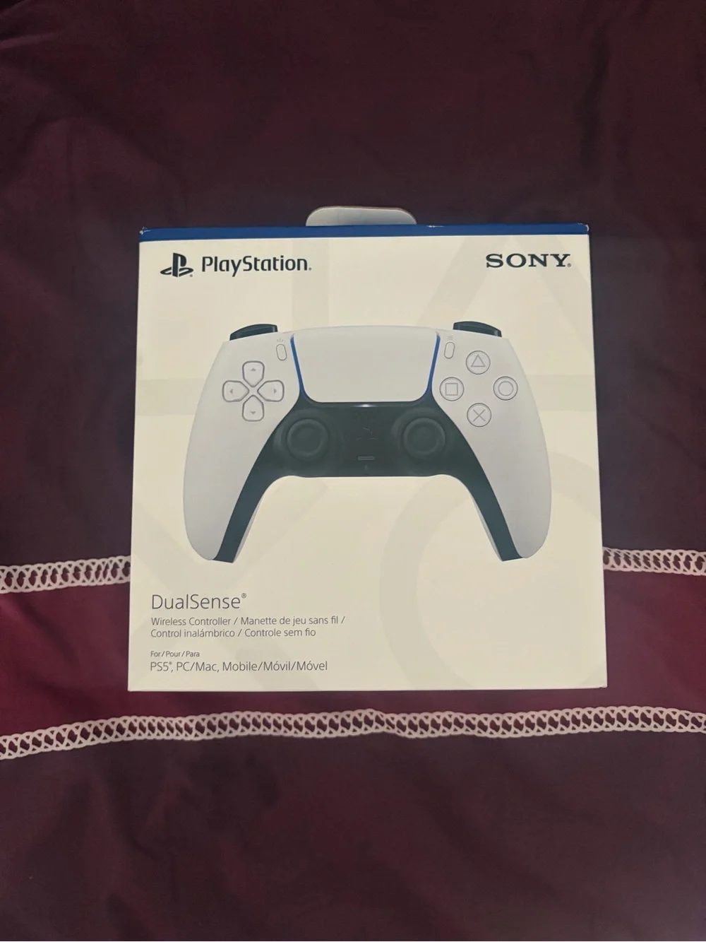 Sony DualSense Wireless Controller - White and Black